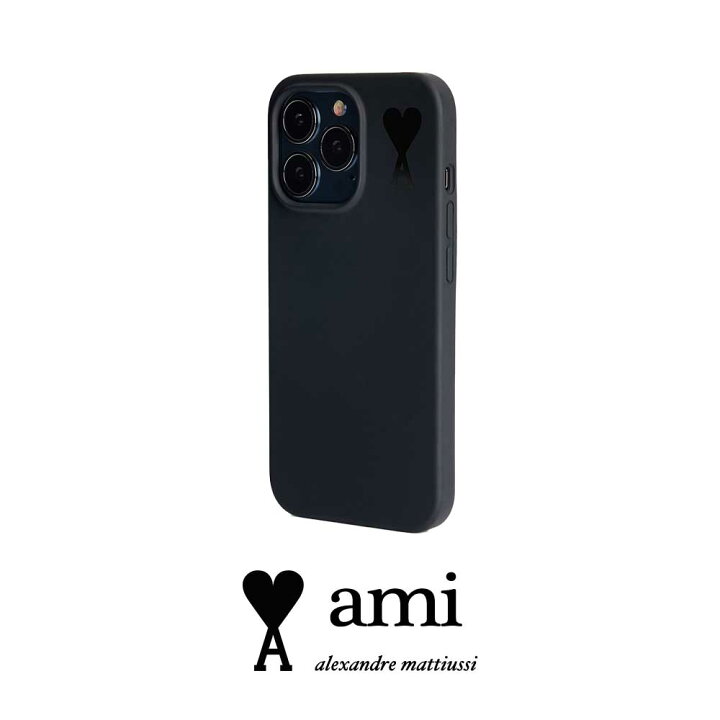楽天市場】AMI PARIS｜アミパリ ハートロゴ入り iPhone 14 Pro 