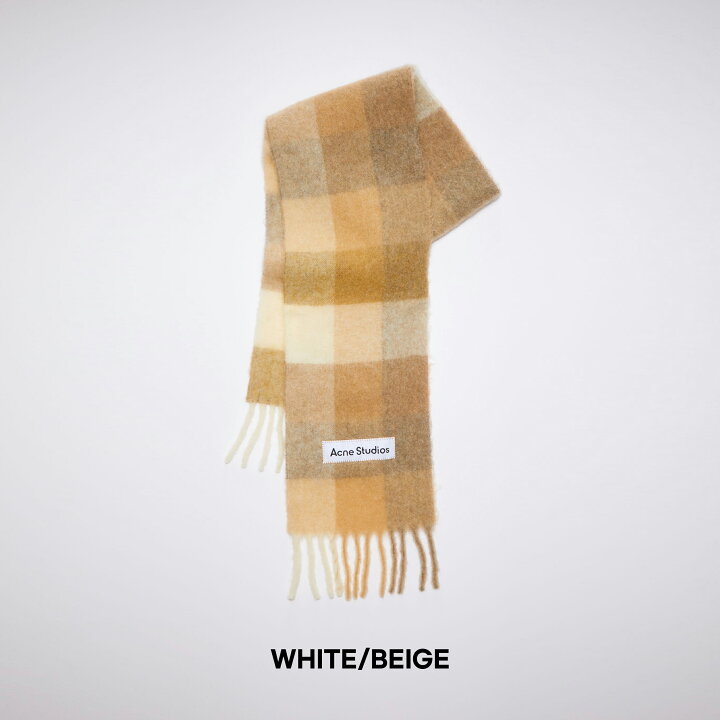 楽天市場】アクネストゥディオズ ACNE STUDIOS モヘアチェックスカーフ  