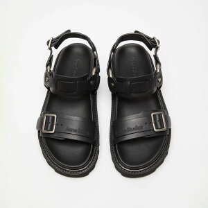ACNE STUDIOS|アクネストゥディオス レザーバックル サンダル AD0707 グラディエーター スリッパ 夏 FN-WN-SHOE000897【送料無料】【関税なし】【楽天海外通販】【正規品】