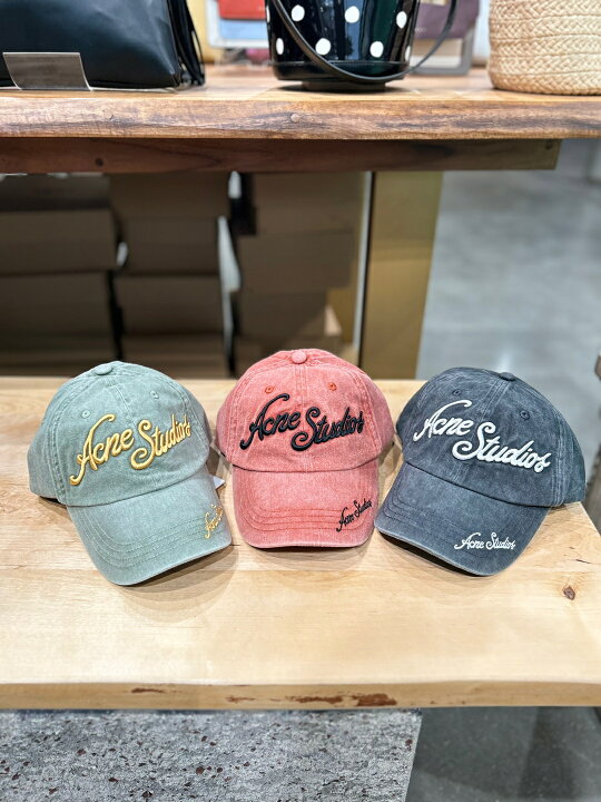 正規品】Acne Studios アクネ ストゥディオズ ロゴ キャップ 
