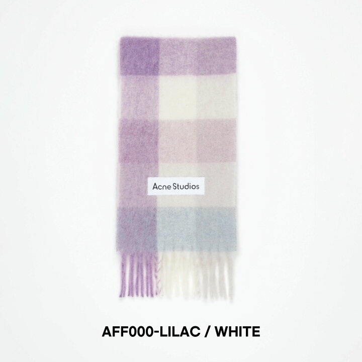 楽天市場】アクネストゥディオズ ACNE STUDIOS モヘアチェックスカーフ 