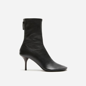 ACNE STUDIOS|アクネストゥディオス アンクルブーツ FN-WN-SHOE001080 レディース ラムレザー製 バックジップ センターステッチ 75mmヒール ブラック イタリア製【送料無料】【関税なし】【楽天海