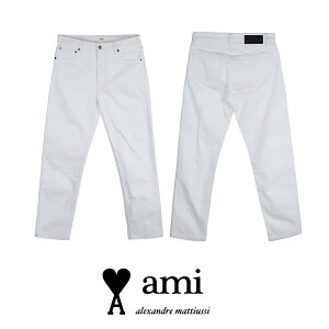 AMI PARIS�b�A�~�p�� �X�g���[�g�t�B�b�g �z���C�g ���f�B�[�X �f�j�� A21FD010.616 �W���Y �Z���u�t�@�b�V�����y���������z�y�y�V�C�O�ʔ́z�y���K�i�z