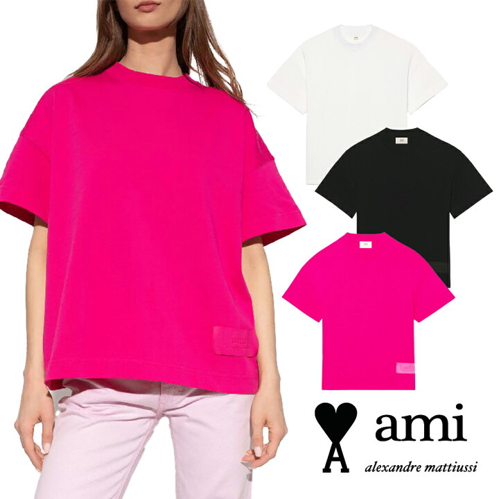 楽天市場】AMI PARIS｜アミパリ オーバーサイズ コットンジャージー T 