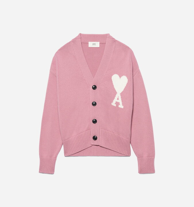 楽天市場】AMI PARIS｜アミパリ ビックハートロゴ入りカーディガン  