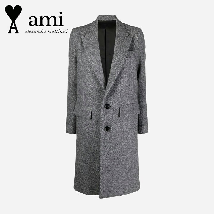 楽天市場】AMI PARIS｜アミパリ AMI FW21 ウール コート A21FM004.260 