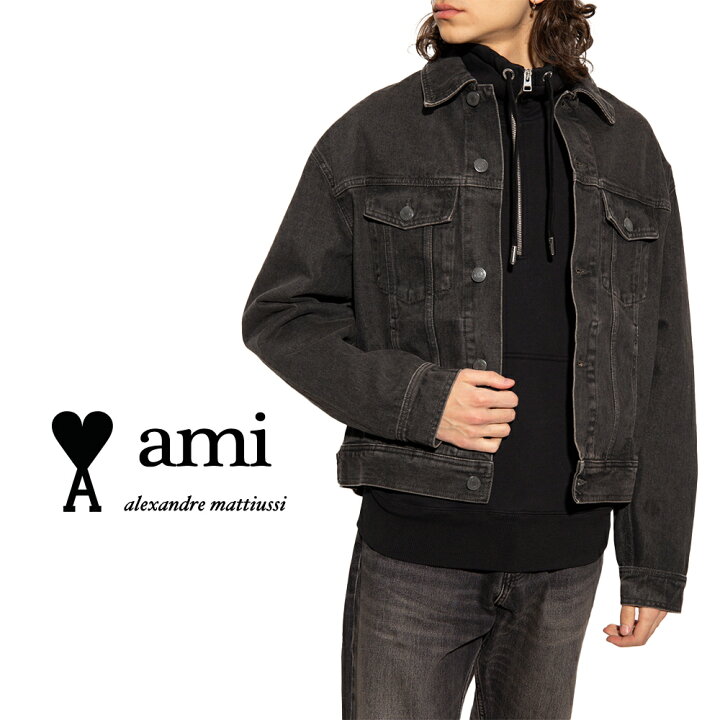 楽天市場】AMI PARIS｜アミパリ MENS TRUCKER JACKET・メンズデニム  