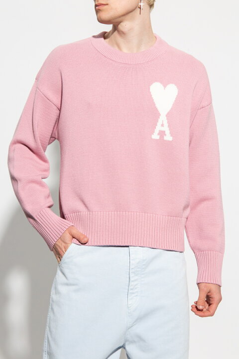 楽天市場】AMI PARIS｜アミパリ 男女共用 コットン＆ウールブレンド  