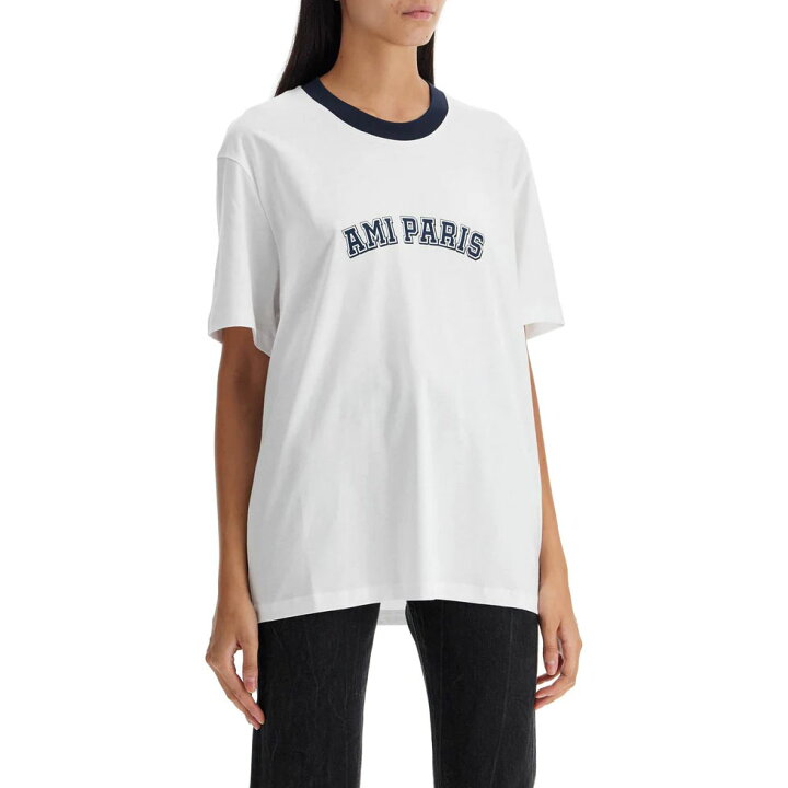 楽天市場】AMI PARIS｜アミパリ 男女兼用 ロゴ入り Tシャツ UTS047.724 