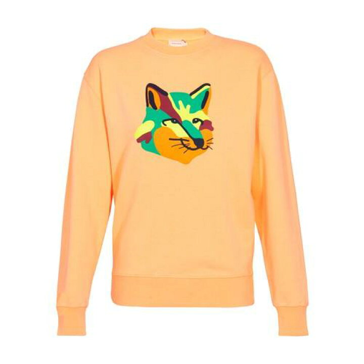 楽天市場】メゾンキツネ MAISON KITSUNE SWEATSHIRT NEON FOX PRINT 