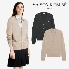 メゾンキツネ MAISON KITSUNE FOX HEAD PATCH CLASSIC CARDIGAN GU00542KT1036 フォックスヘッド パッチ クラシック カーディガン 長袖 【送料無料】【楽天海外通販】【正規品】