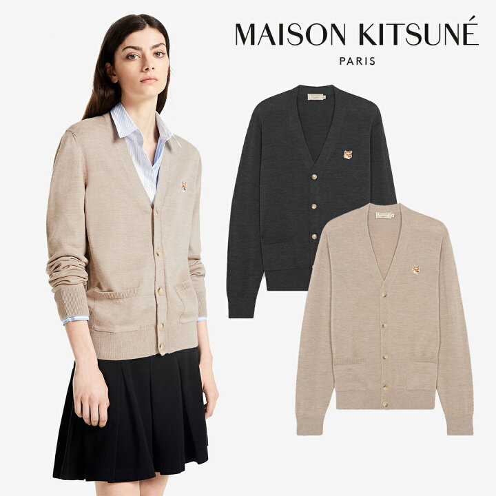 楽天市場】メゾンキツネ MAISON KITSUNE FOX HEAD PATCH CLASSIC 