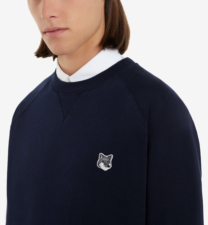楽天市場】MAISON KITSUNE｜メゾン キツネ グレー フォックスヘッド 
