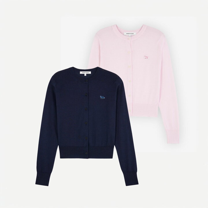 楽天市場】Maison Kitsune｜メゾンキツネ BABY FOX PATCH カーディガン 
