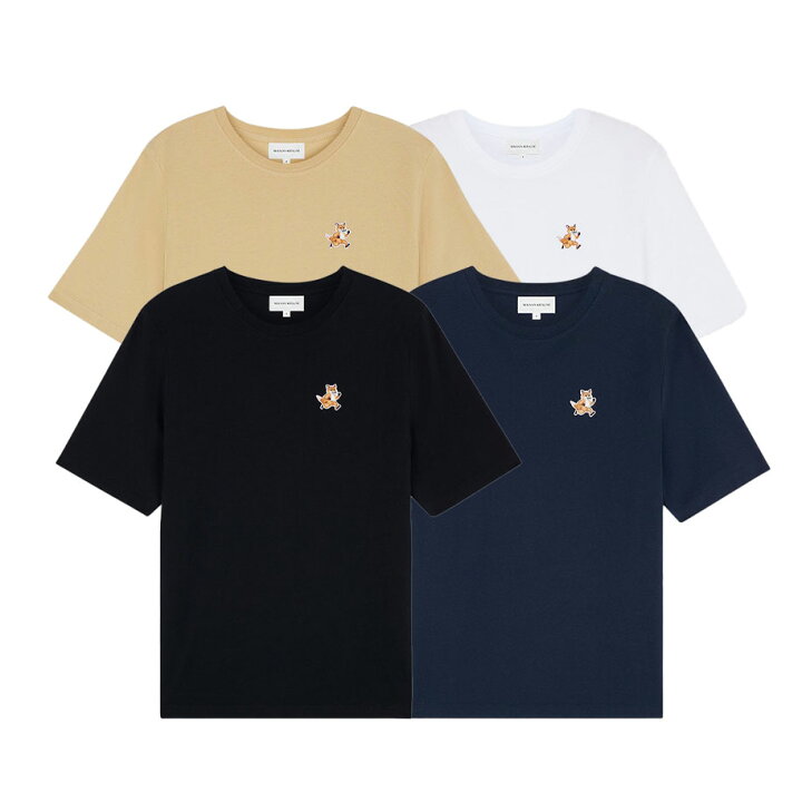 楽天市場】Maison Kitsune｜メゾンキツネ SPEEDY FOX PATCH Tシャツ 