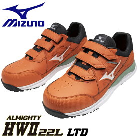 【クーポン配布中！！】【送料無料】mizuno　LIMITED DESIGN　限定カラー ミズノ 安全靴 作業靴 ミズノ・オールマイティHW2　22L　F1GA2401