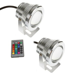 2�_�Z�b�g 7�F10W 12V 1000LM RGB �X�C�~���O/�v�[��/������/���� LED�Ɩ� ����led ���C�g IP67�h��