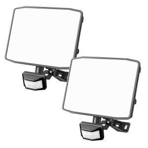 60w 2�� �l���Z���T�[ led������ 3D�z���_�[�t�� ����/�o���R�[�i�[��t�� �Ǝˊp�x�����\ 1.5M�R�[�h 6000K 100V�K�p 2P�v���O�t�� IP65 �h�ƃ��C�g �K���[�W �� ���� �q�� ���ԏ� �h�Ɠ� �L��