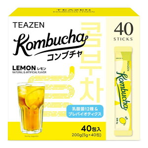 �yTEAZEN�z �R���u�`�� 40�� kombucha �������� ���_��12�� ���� �؍��� �����X�e�B�b�N �v���o�C�I�e�B�N�X �v���o�C�I�e�B�N�X �����[�� ��J�����[ ���e ���N ���������� �T�b�p�� �_�C�G�b�g 