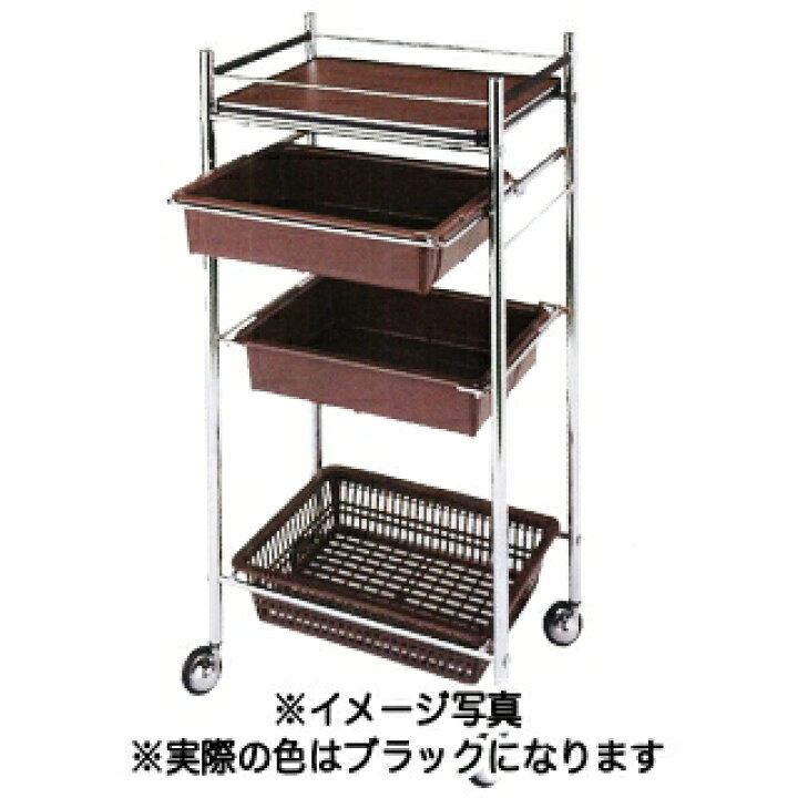 楽天市場】No.1 アルファ セット台 ハイタイプ ブラック 理美容器具 