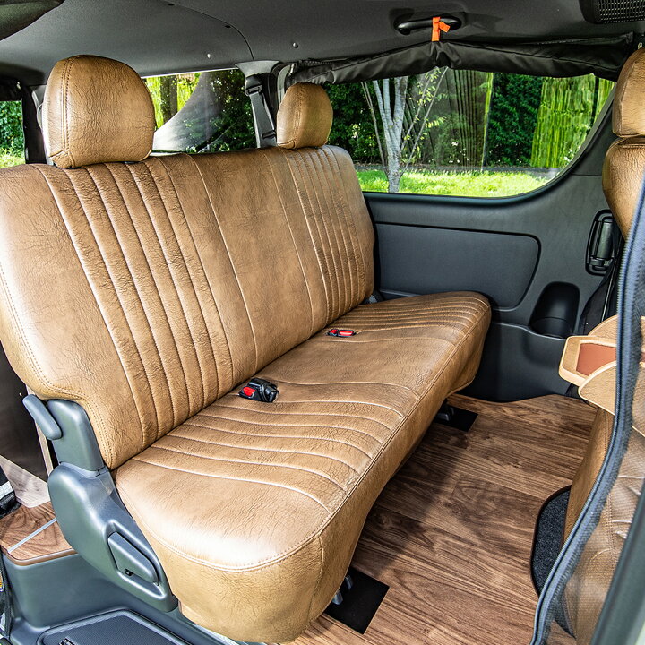 楽天市場】ハイエース ワイド 標準 内装 車中泊 便利 パーツ レザー  