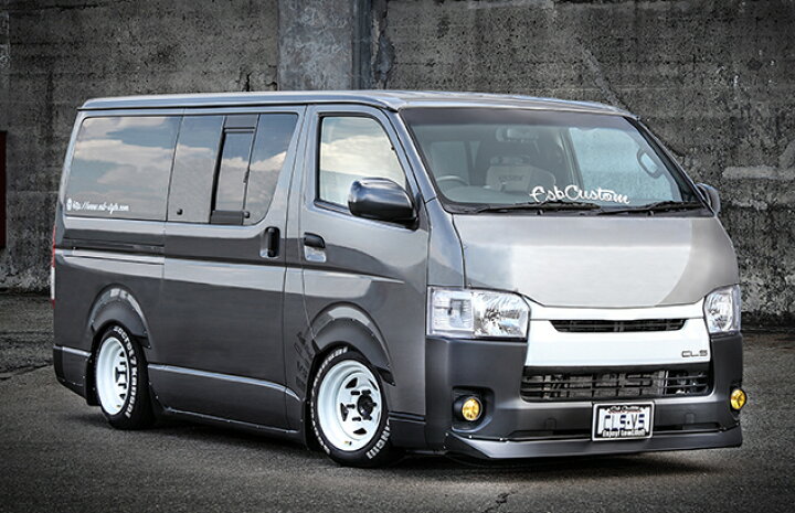 カラー番号をご指定下さい ハイエース 標準ボディ 4型のみ対応 200系 フロントリップハイエース フロントリップスポイラー CLS-VS