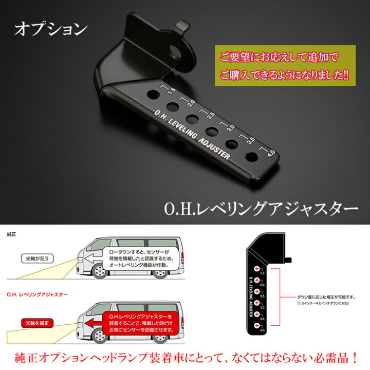 楽天市場】【玄武 -Genb-】ハイエース200系 ローダウンセット 