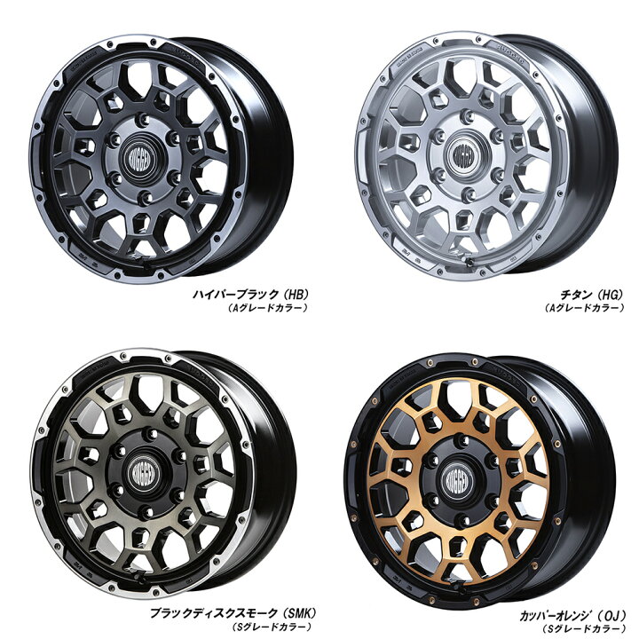 楽天市場】【RUGGED ROCK】 オフロード 200系 16インチ タイヤホイール 