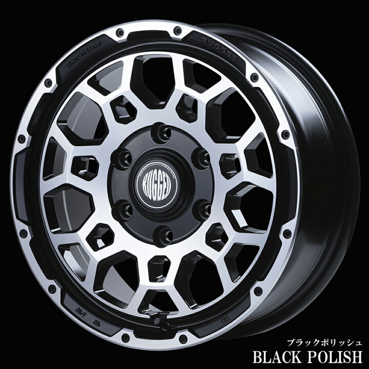 楽天市場】【RUGGED ROCK】 ハイエース ホイール オフロード 16インチ 