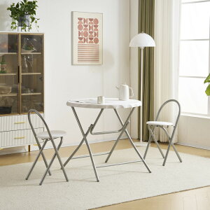 【延長セール★本日23:59まで10%OFF】ダイニングセット 2人用 3点セット 折りたたみ 丸 テーブル 直径80.5cm カフェテーブルセット おしゃれ コンパクト 完成品 円形 円卓 ボトルキャップの形状2