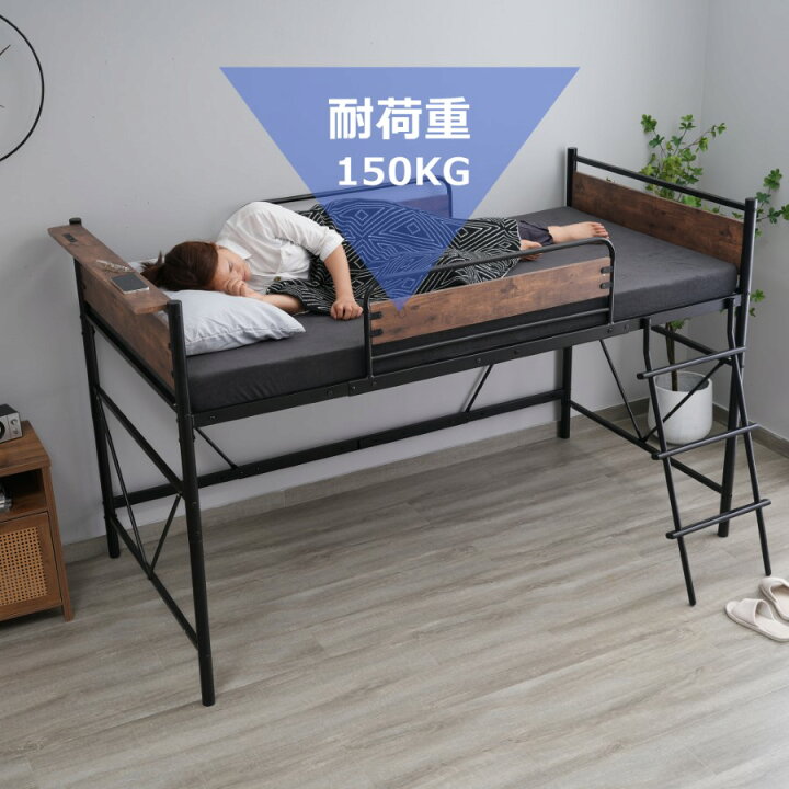 楽天市場】【10%OFF！SS限定】【マットレス付き】ロフトベッド パイプ 