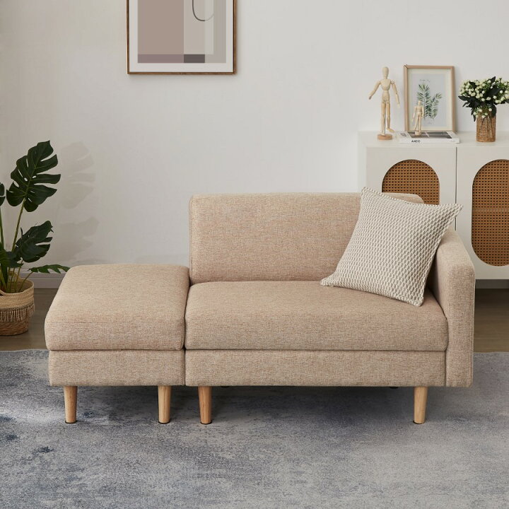 楽天市場】【今すぐ20%OFF☆5日締切】One Arm 2 Seater sofa+Ottoman 