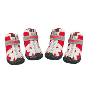 【要エントリー!10/24 20時開始!4時間限定ポイントアップ対象】犬靴 ドッグシューズ アウトドア 外用 犬用靴 犬の靴 滑り防止 散歩用 メッシュ ファスナー 脱げない 靴下 軽量 犬 靴 4色5サ