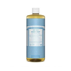 ドクターブロナー Dr.Bronner's マジックソープ 946ml ベビーマイルド 無香料 正規輸入品 顔・ボディ用洗浄料 オーガニック コストコ