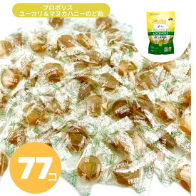 簡易包装 プロポリス 77個 ユーカリ＆マヌカハニーのど飴 オーストラリア産 マヌカハニー うるおい 乾燥