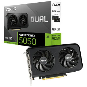 ASUS DUAL GeForce RTX 5050 8GB GDDR6 OC �G�f�B�V���� �r�f�I�J�[�h DUAL-RTX5050-O8G