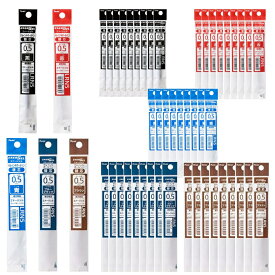 【まとめ買い 同色10本セット】まとめ買い ぺんてる ゲルインク ボールペン替芯 XLRN5 黒 赤 青 ブルーブラック ブラウン