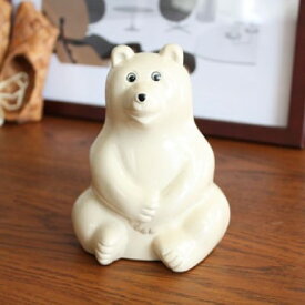 【※9月中旬〜下旬入荷予定】【正規品】 Polar Bear Money Box しろくま貯金箱 ｜白くま貯金箱 シロクマ貯金箱 フィンランド ちょきんばこ PLASTEP Nordea Bank MK Tresmer MKTresmer プレゼント ギフト 雑貨 熊 おしゃれ クローネ　貯金箱
