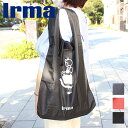 エコバッグ【 Irma 】イヤマ ナイロンエコバッグ マチ付き 折りたたみバッグ デンマーク オーガニックスーパー イヤマちゃん カラビナ付き ショッピングバッグ トート 北欧 雑貨 コンパクト 便利 お買い物バッグ 収納 IRMA IYAMA 北欧雑貨 （KRN）