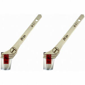 大塚刷毛製造 - 速乾水性ニス用刷毛 - 「名花」 - 筋違 - 白 - 15号 2個セット