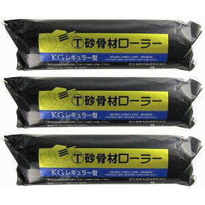 大塚刷毛 - 砂骨材レギュラーローラー 標準目 替筒(9インチ) - 9KG 3個セット