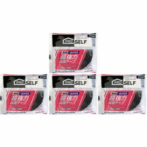 ニトムズ 超強力両面テープ一般材料用12X5 4個セット