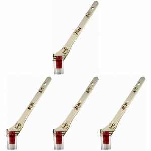 大塚刷毛製造 - 速乾水性ニス用刷毛 - 「名花」 - 筋違 - 白 - 10号 4個セット