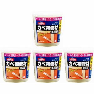 ヘンケルジャパン - LOCTITE(ロックタイト) カベ補修材 室内用(500g) - DHI-500 4個セット
