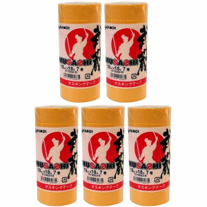 �J����@�a���}�X�L���O�e�[�v�@�����@18mm���@�i7�����j 5�Z�b�g