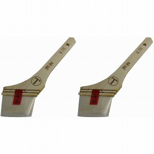 大塚刷毛製造 - 速乾水性ニス用刷毛 - 「名花」 - 筋違 - 白 - 30号 2個セット