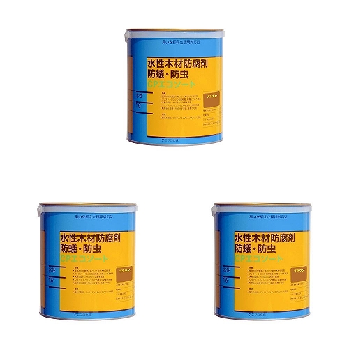 売れ筋アウトレット カンペハピオ ＣＰエコソート ブラウン 1.6L 3缶