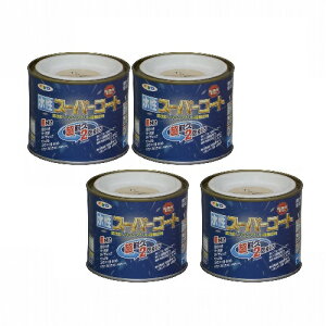 アサヒペン 水性スーパーコート 1/5L ベージュ 4缶セット
