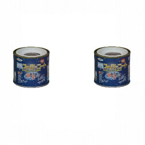 アサヒペン 水性スーパーコート 1/5L ブラウン 2缶セット