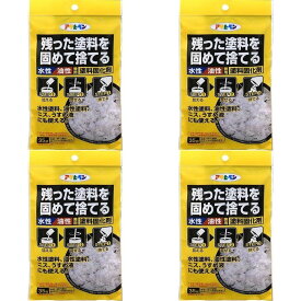 アサヒペン　水性・油性兼用塗料固化剤　35G 4袋セット